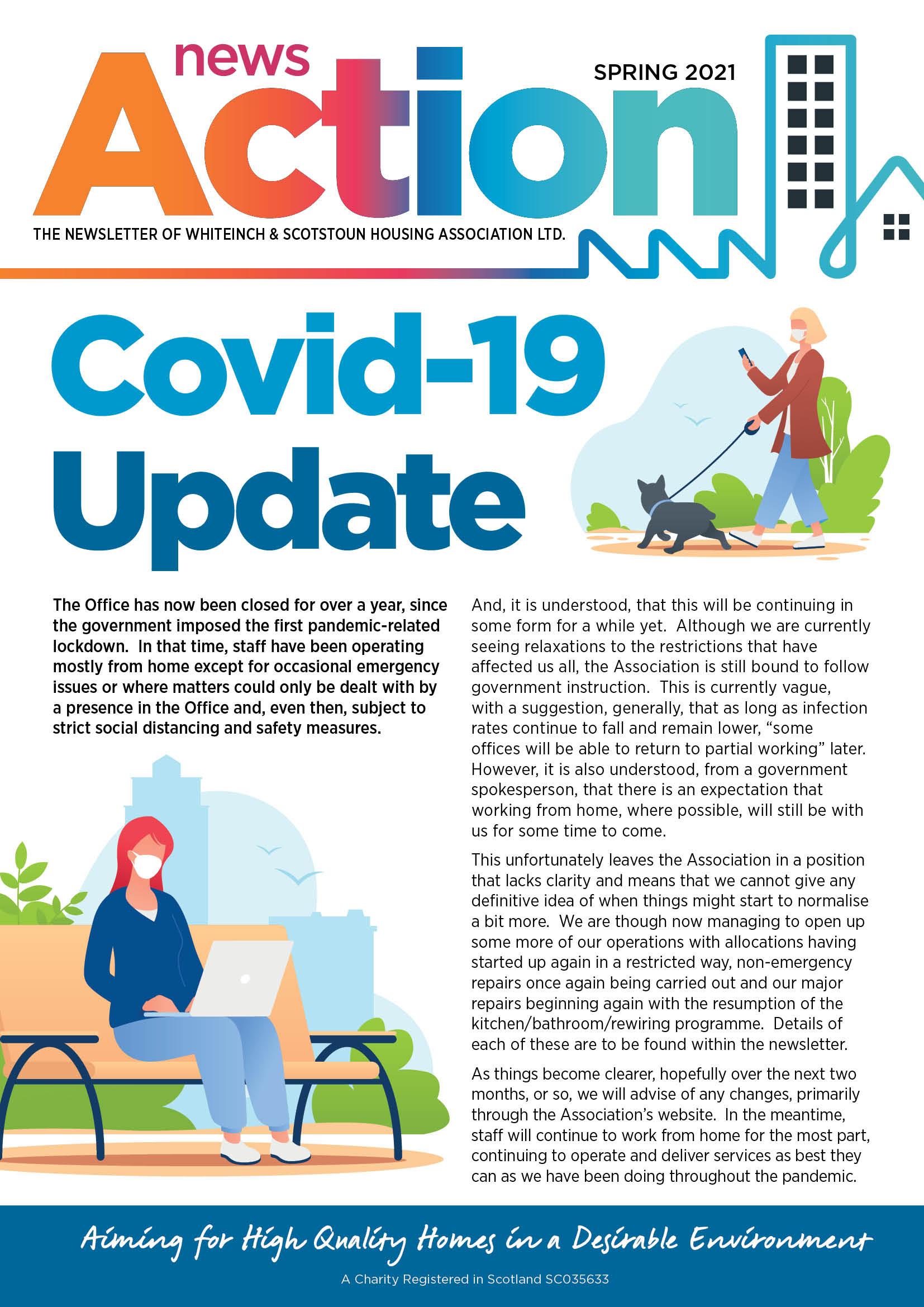 Spring Newsletter 2021 Front Page